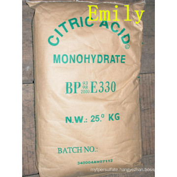 High Quality Citric Acid Anhydrous or Monohydrate